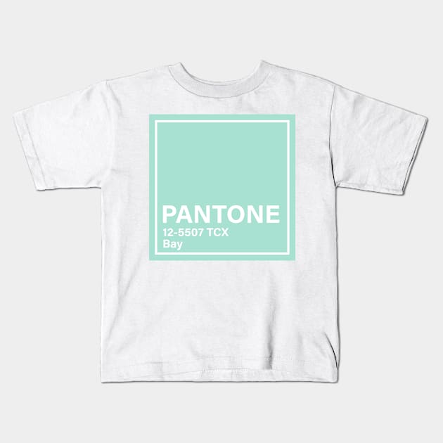 pantone 12-5507 TCX Bay Kids T-Shirt by princessmi-com